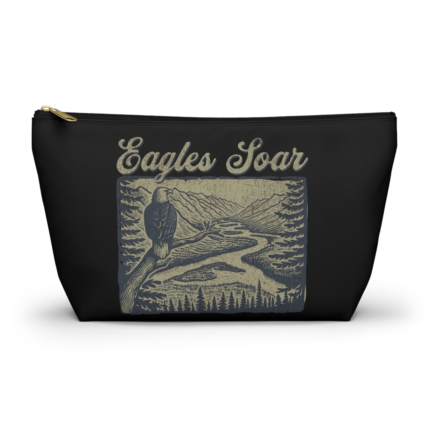Eagles Soar Accessory Pouch - Organizer, Gift for Birdwatchers, Makeup Case, Travel Pouch