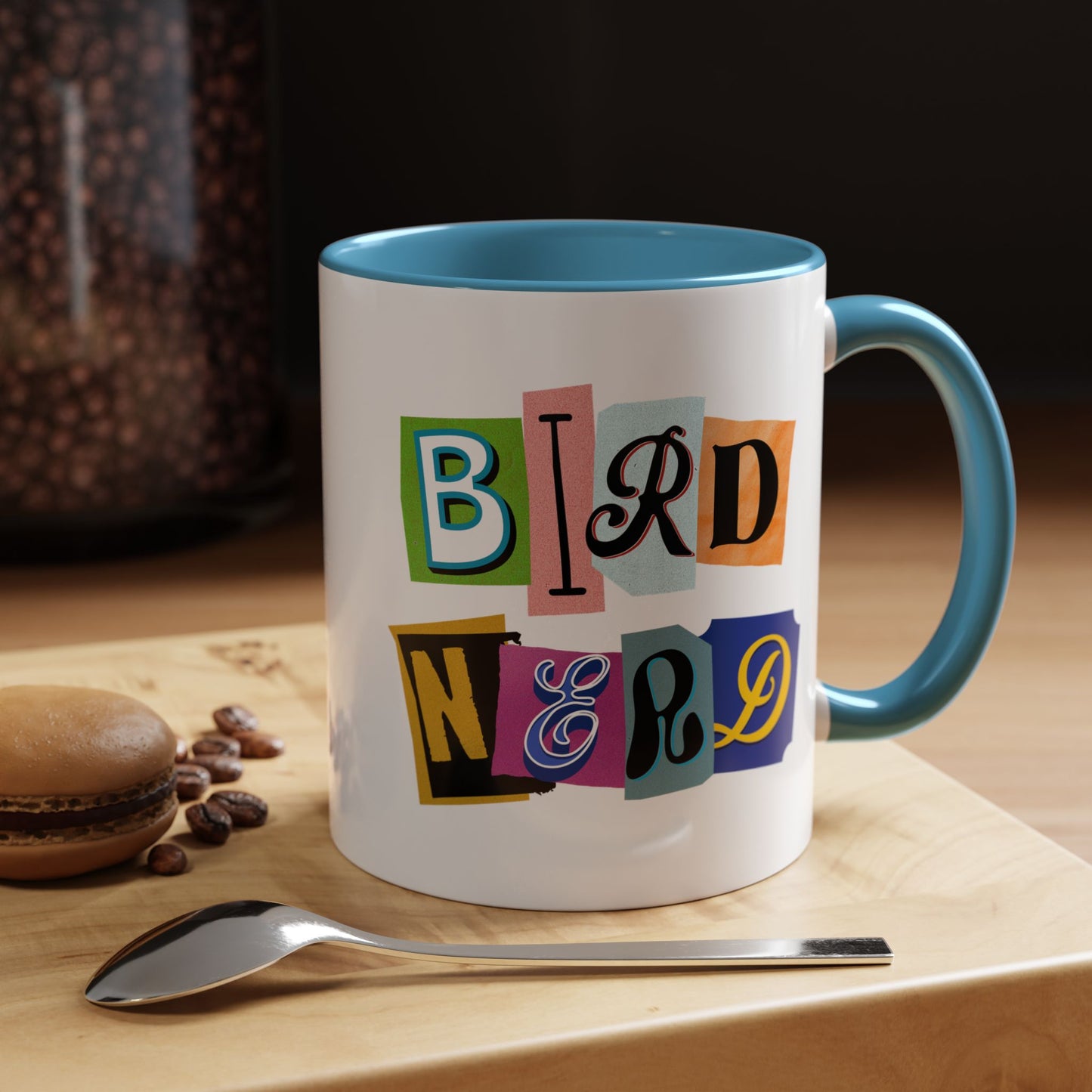 Bird Nerd Accent Coffee Mug - Fun & Quirky Gift for Bird Lovers