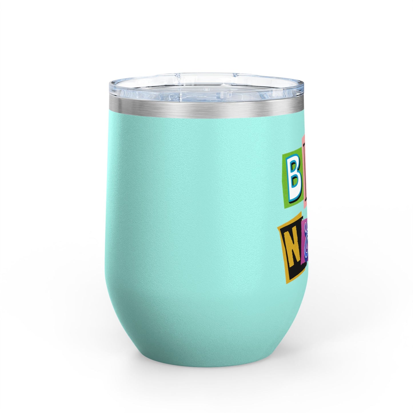 Bird Nerd Wine Tumbler - 12oz Insulated Stainless Steel Cup for Wine Lovers
