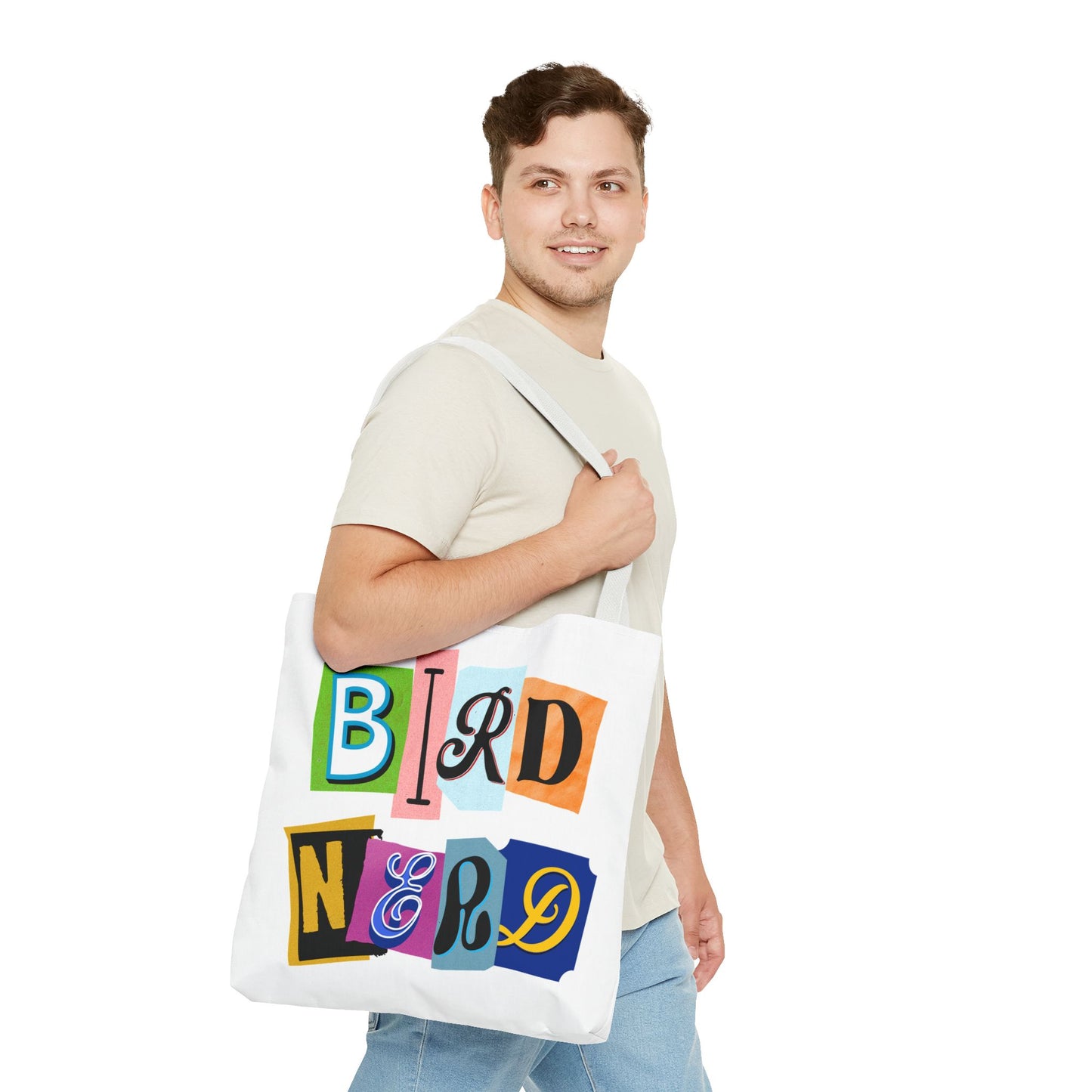 Colorful "Bird Nerd" Tote Bag - Perfect for Nature Lovers & Birdwatchers