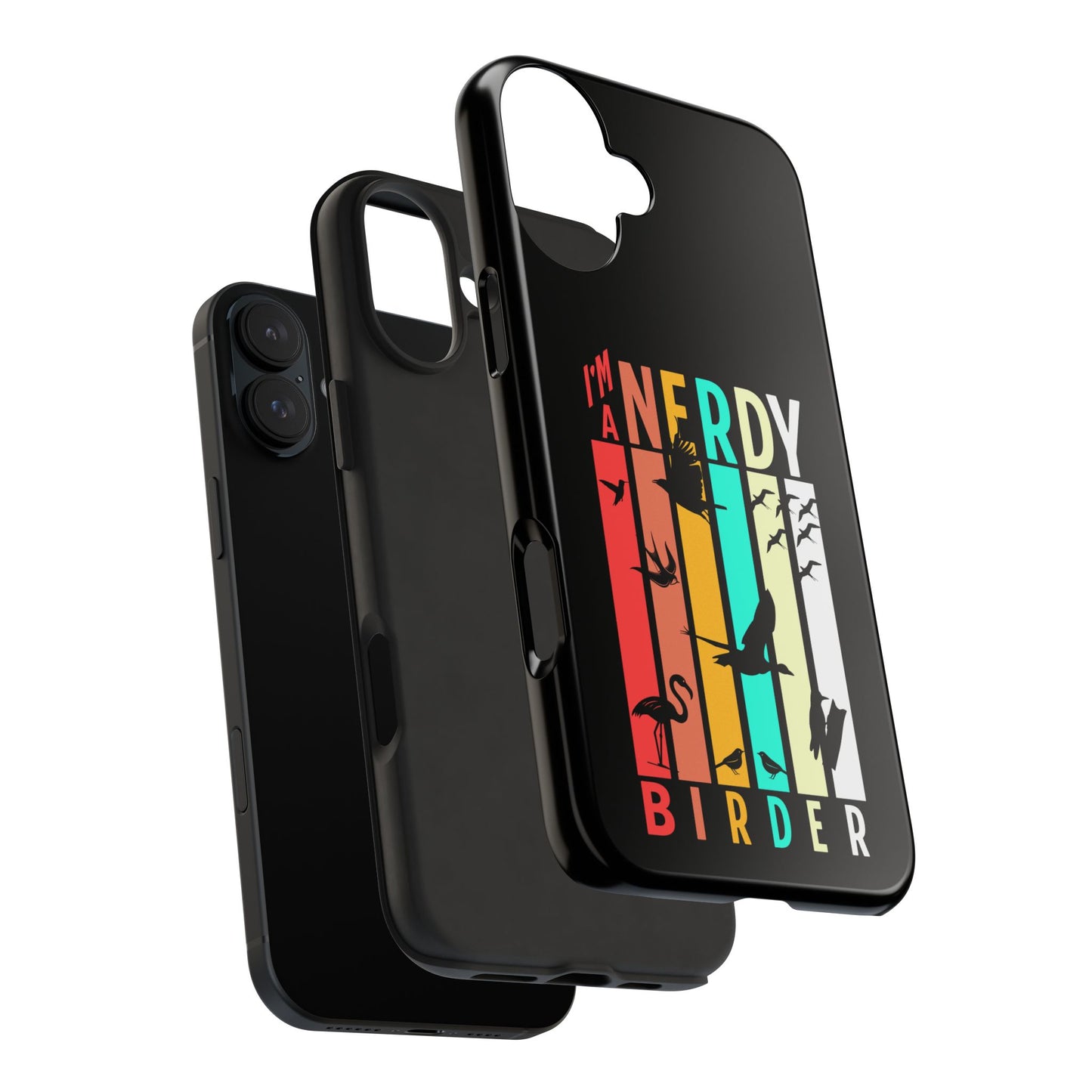 The Nerdy Birder - I'm A Nerdy Birder Phone Case, Nature Lover Gift, Eco-friendly Tough Phone Cover