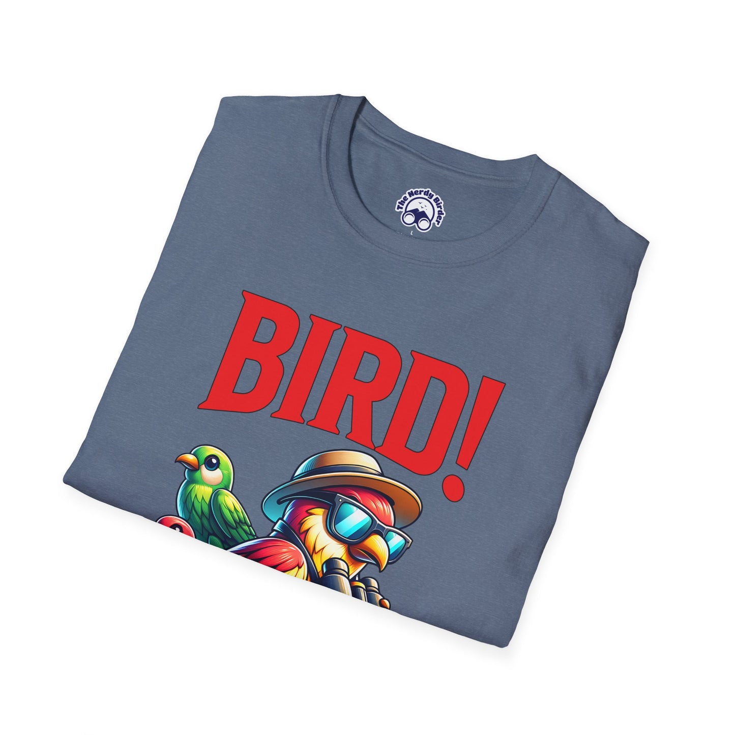 Colorful BIRD! Unisex Softstyle T-Shirt