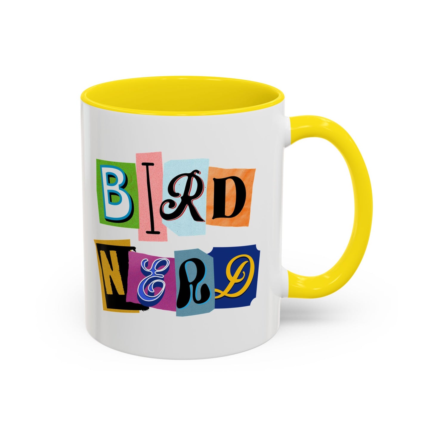Bird Nerd Accent Coffee Mug - Fun & Quirky Gift for Bird Lovers