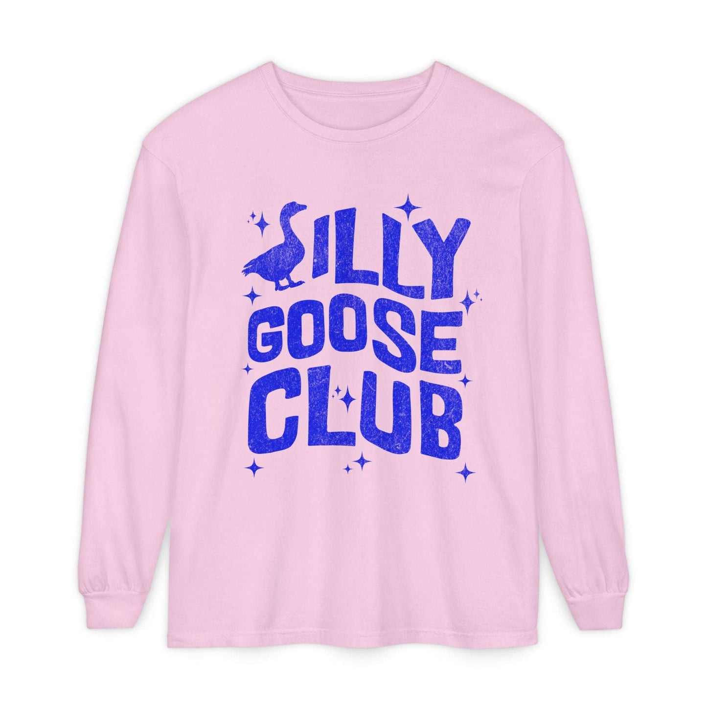 Silly Goose Club Unisex Garment-dyed Long Sleeve T-Shirt