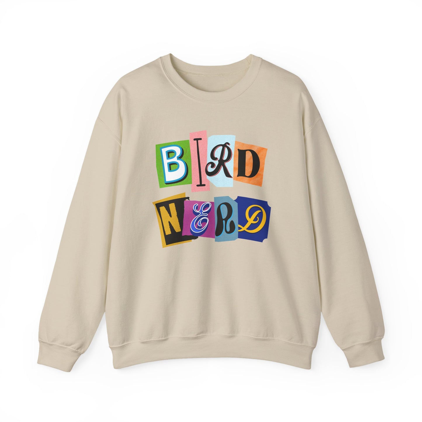 Bird Nerd Crewneck Sweatshirt - Fun Casual Wear for Bird Lovers