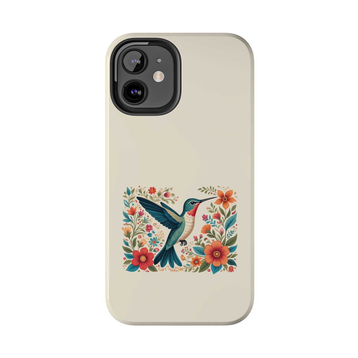 Hummingbird in Bloom Tough Phone Cases