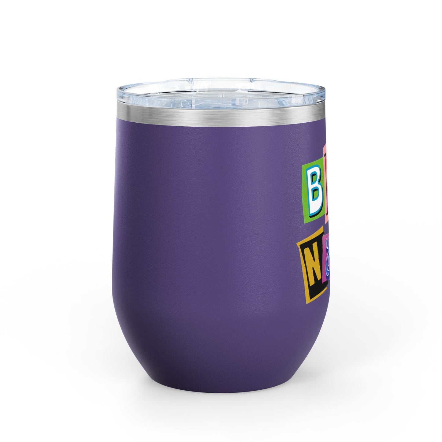 Bird Nerd Wine Tumbler - 12oz Insulated Stainless Steel Cup for Wine Lovers
