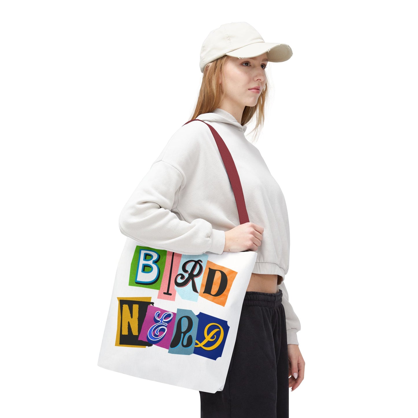 Colorful "Bird Nerd" Tote Bag - Perfect for Nature Lovers & Birdwatchers