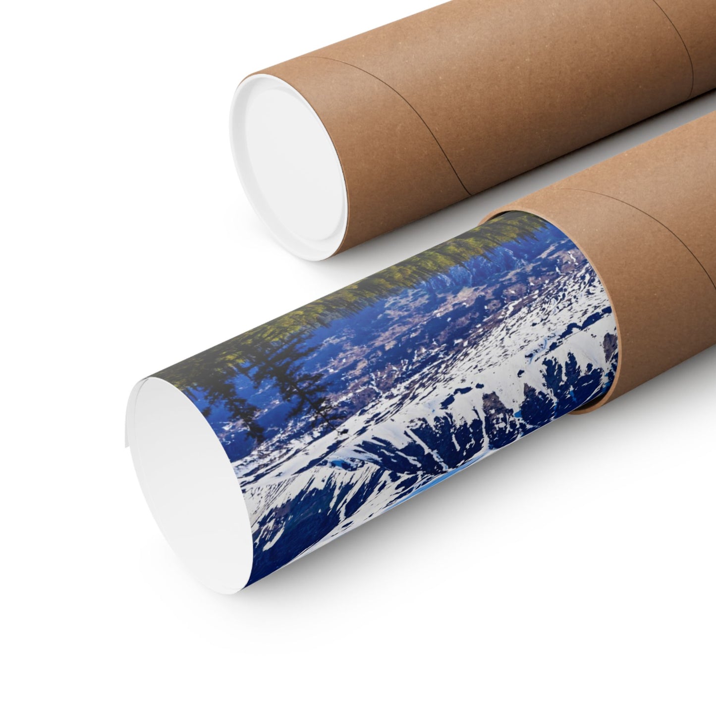 Majestic Mountain Matte Horizontal Poster - Scenic Nature Wall Art