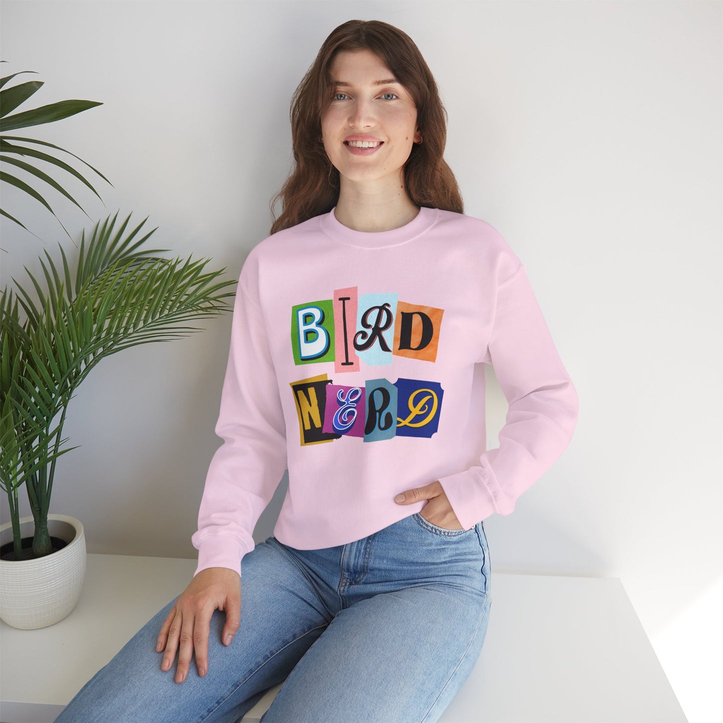 Bird Nerd Crewneck Sweatshirt - Fun Casual Wear for Bird Lovers