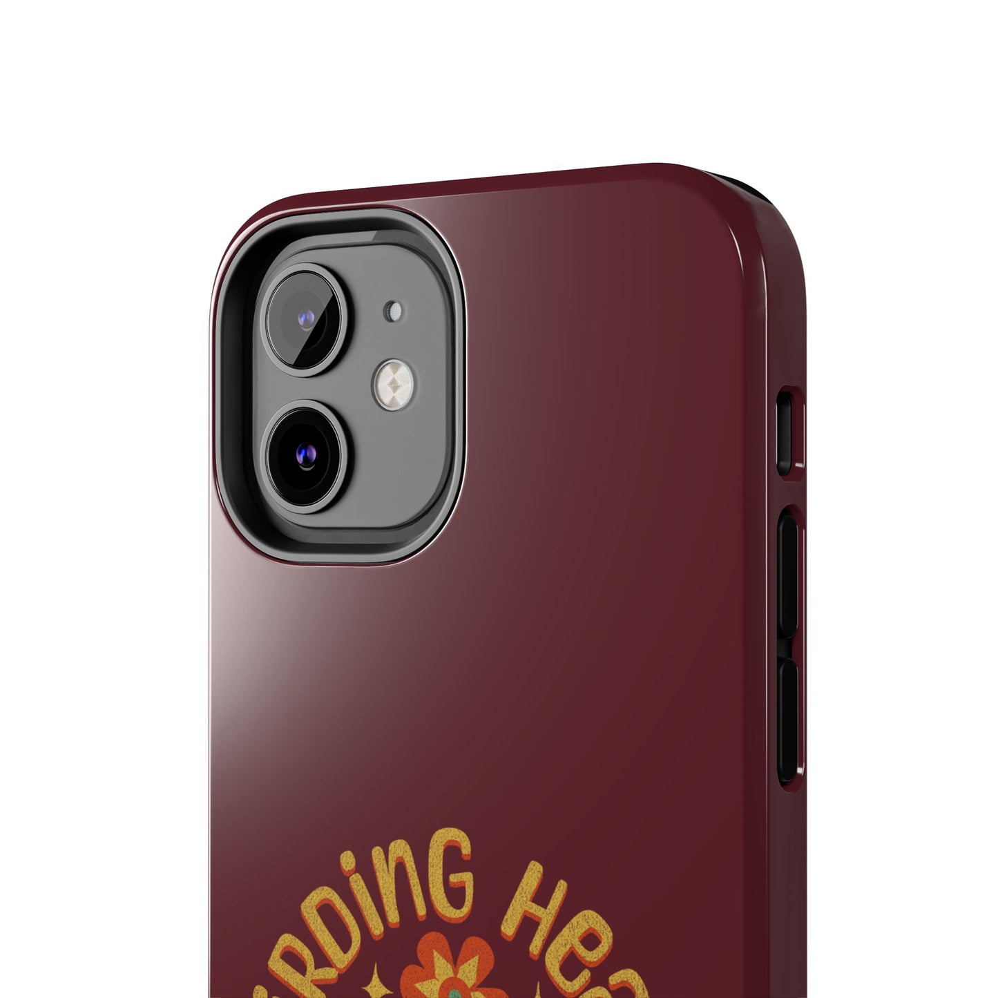 The Nerdy Birder - Birding Heals the Mind & Soul Design, Tough Secure Phone Covers for Bird Lovers, Artistic Gifts for Nature Enthusiasts