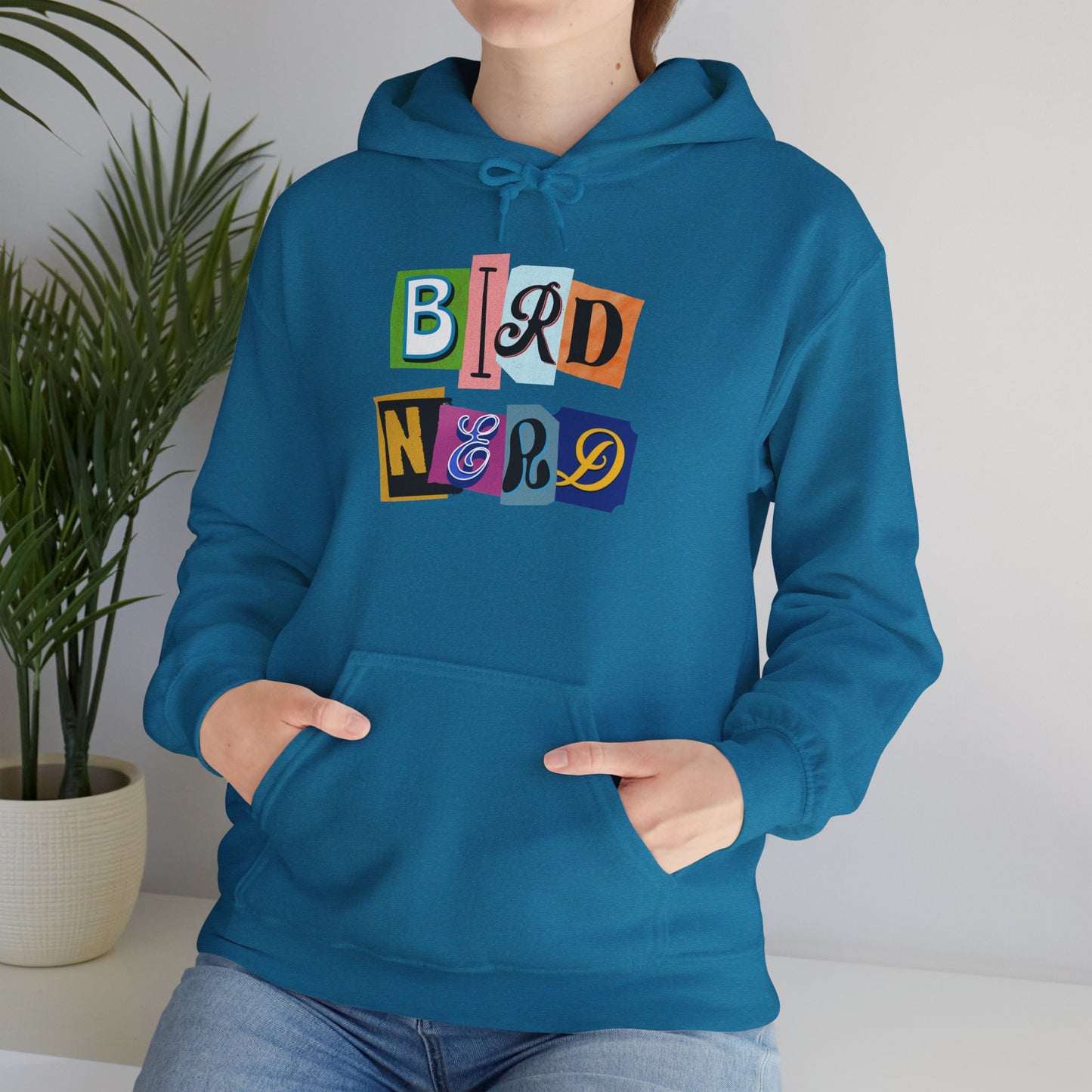 Bird Nerd Unisex Hooded Sweatshirt - Cozy Gift for Birdwatchers, Nature Lovers, Casual Style, Eco-Friendly, Every Day Wear