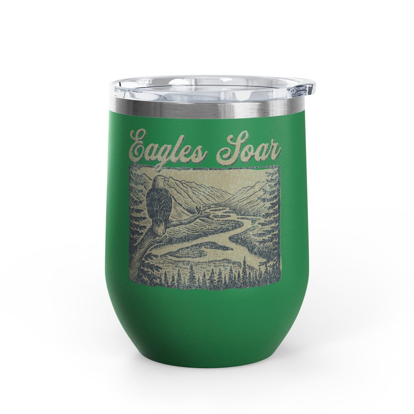 Eagles Soar Wine Tumbler, 12oz