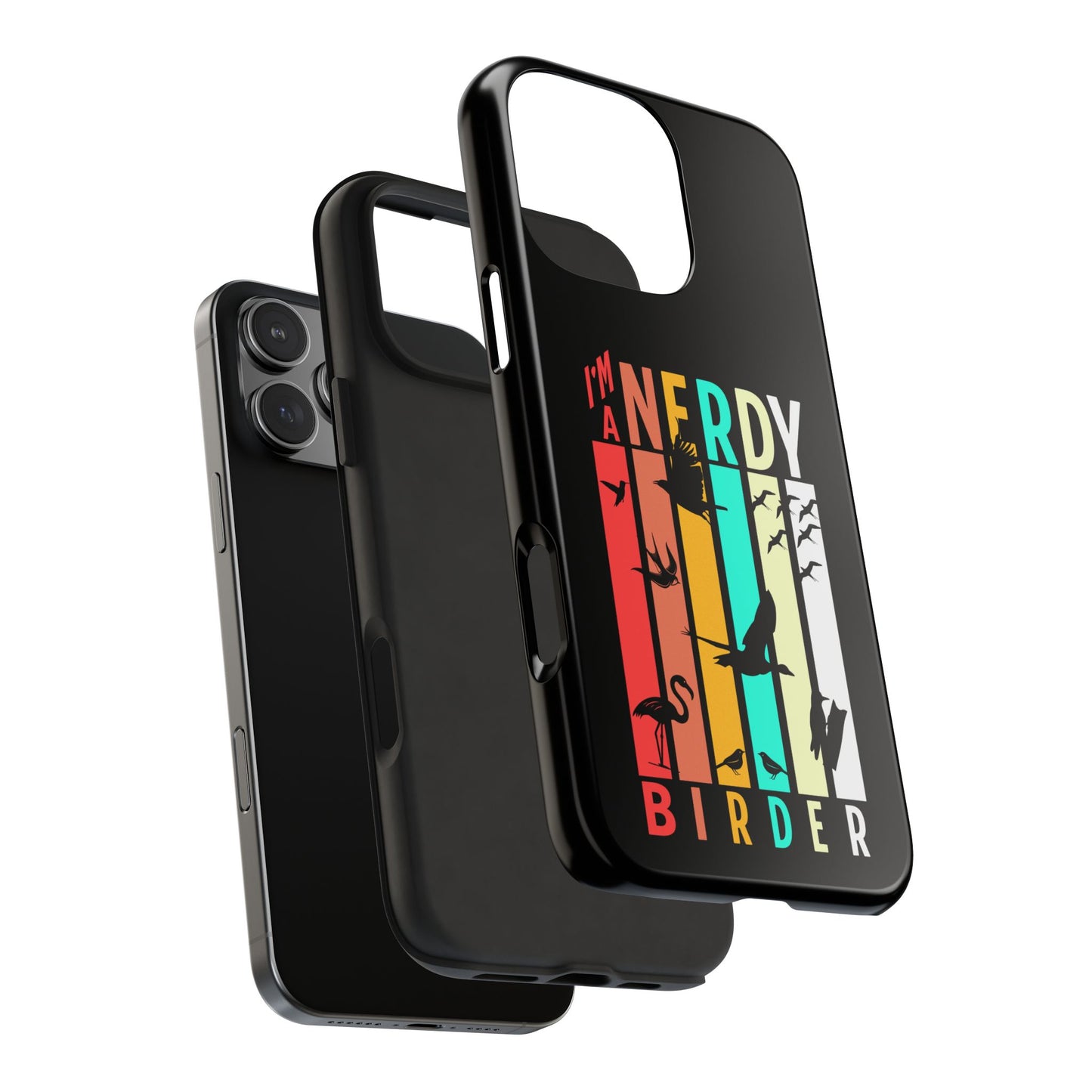 The Nerdy Birder - I'm A Nerdy Birder Phone Case, Nature Lover Gift, Eco-friendly Tough Phone Cover