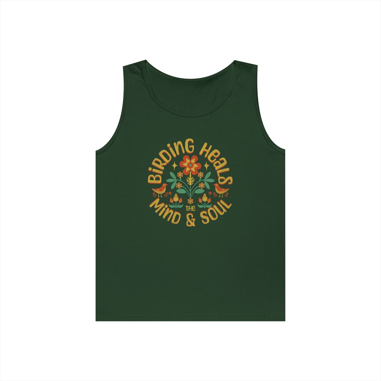 Birding Heals Tank Top, Gift for Bird Lovers