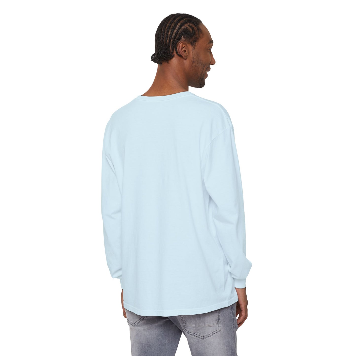 Peace Love Birds Long Sleeve T-Shirt - Unisex Garment-Dyed Tee for Relaxed Vibes