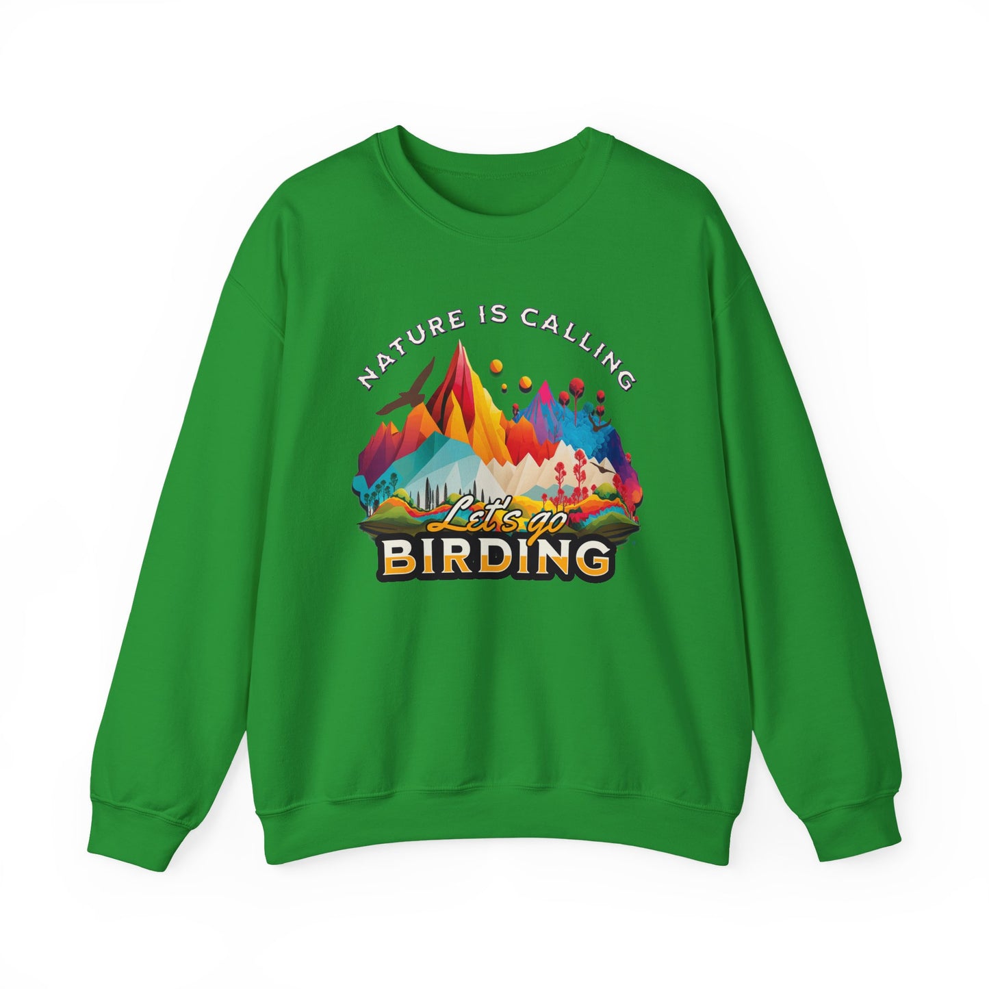 Nature is Calling Birding Sweatshirt | Unisex Heavy Blend™ Crewneck for Outdoor Lovers