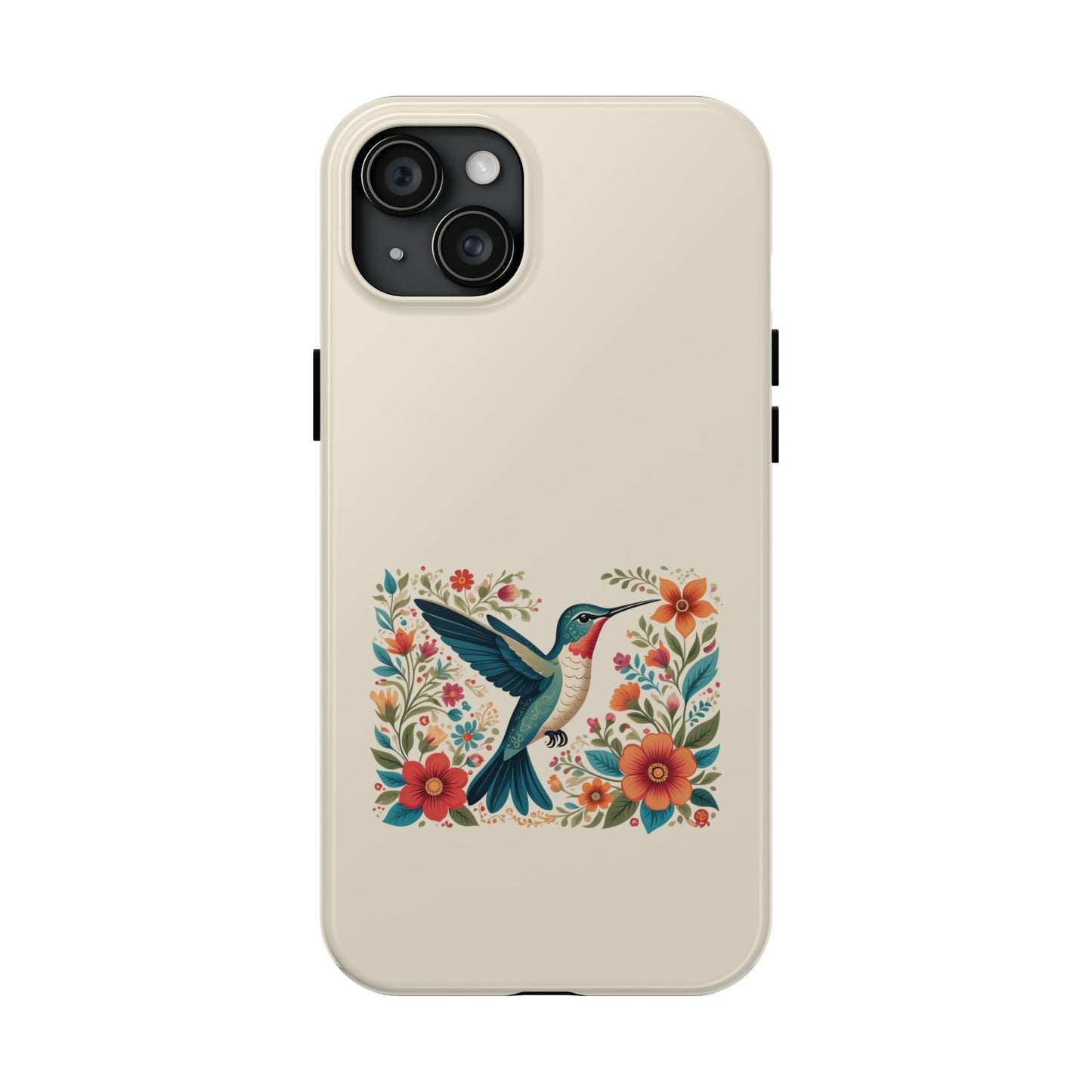 Hummingbird in Bloom Tough Phone Cases