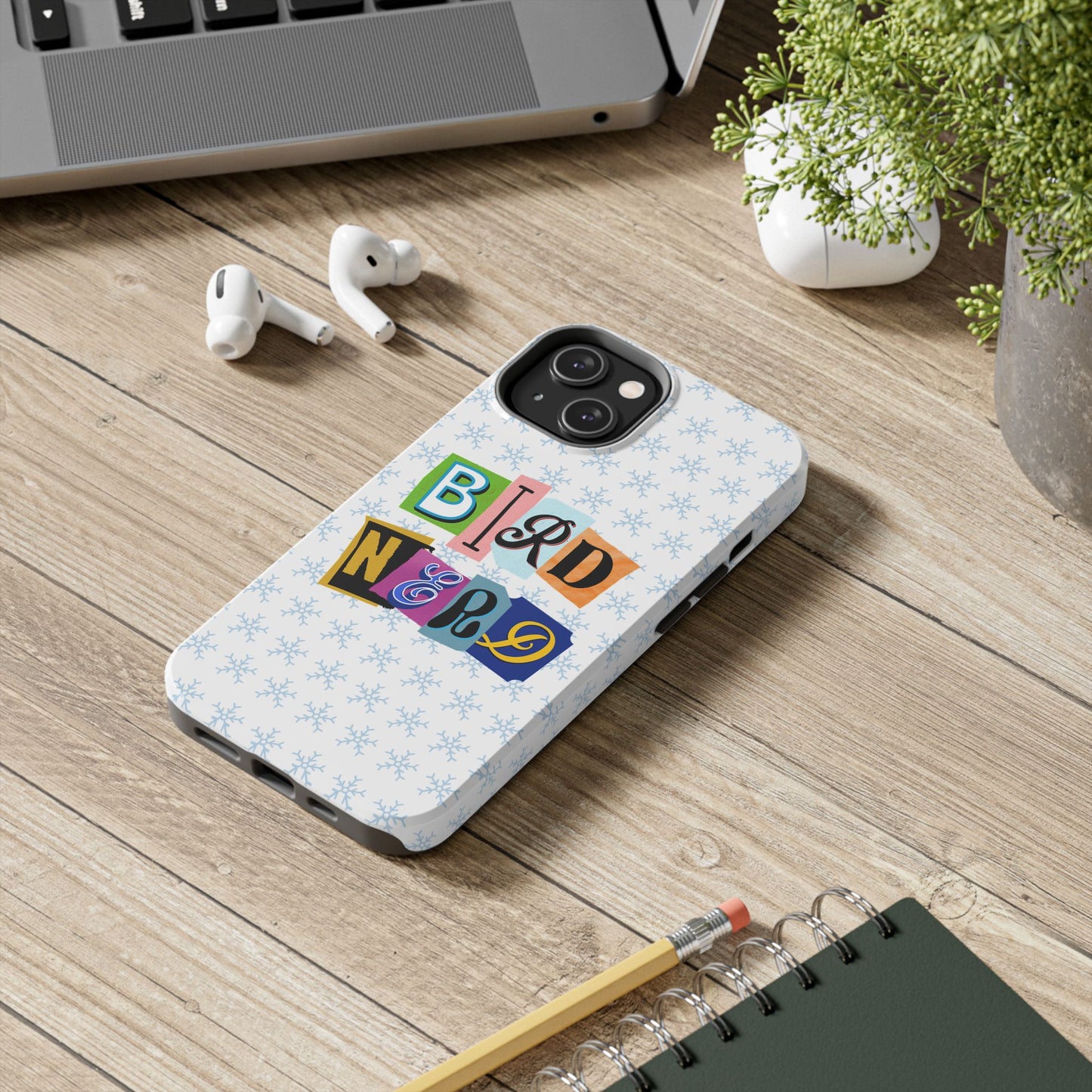 Bird Nerd Tough Phone Case - Fun & Colorful Design for Bird Lovers