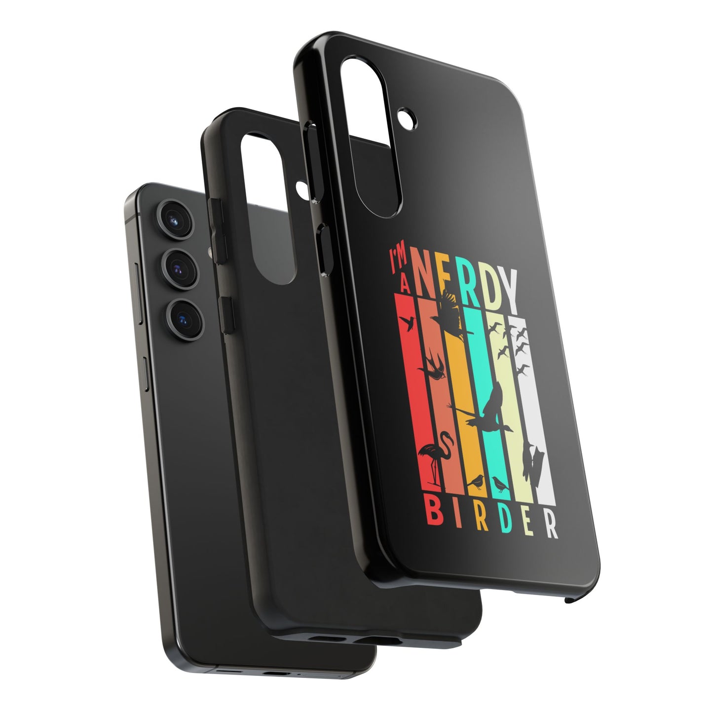The Nerdy Birder - I'm A Nerdy Birder Phone Case, Nature Lover Gift, Eco-friendly Tough Phone Cover