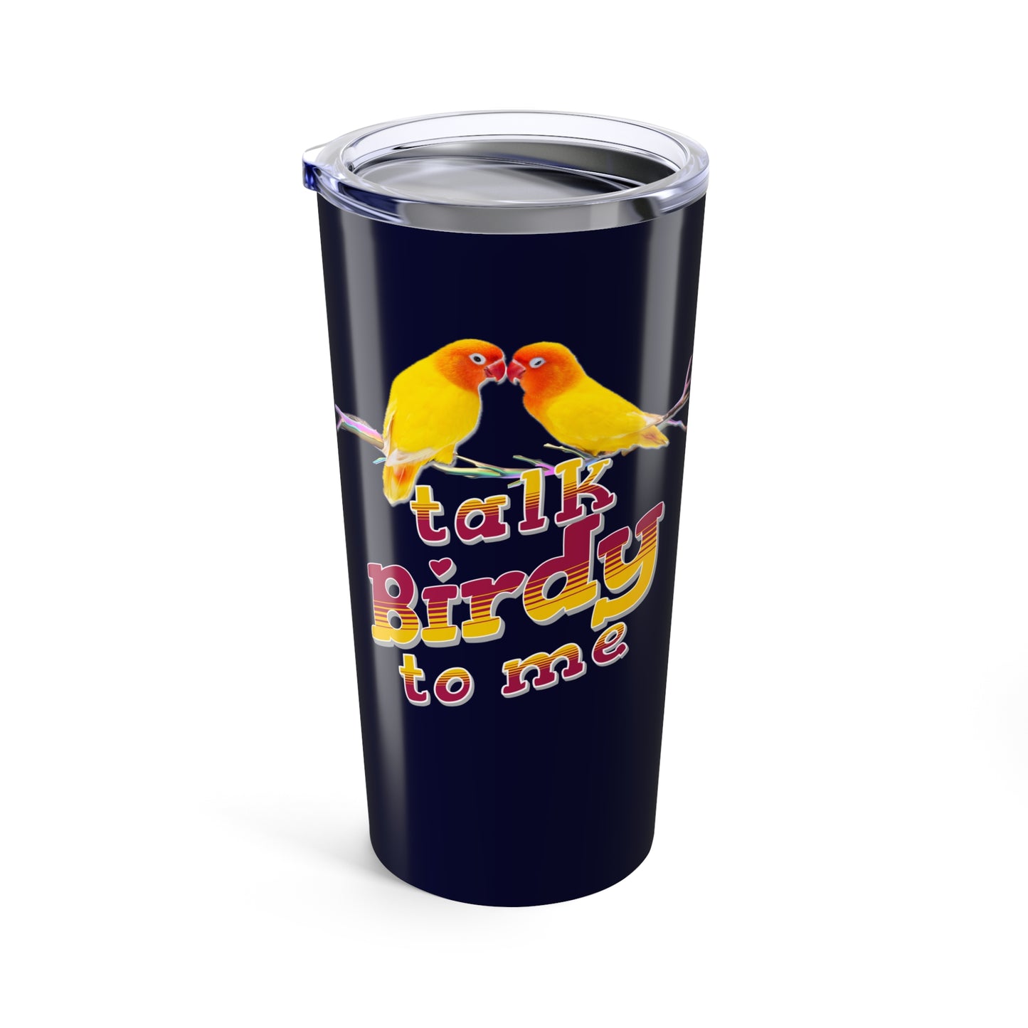 Talk Birdy to Me Navy 20oz Tumbler