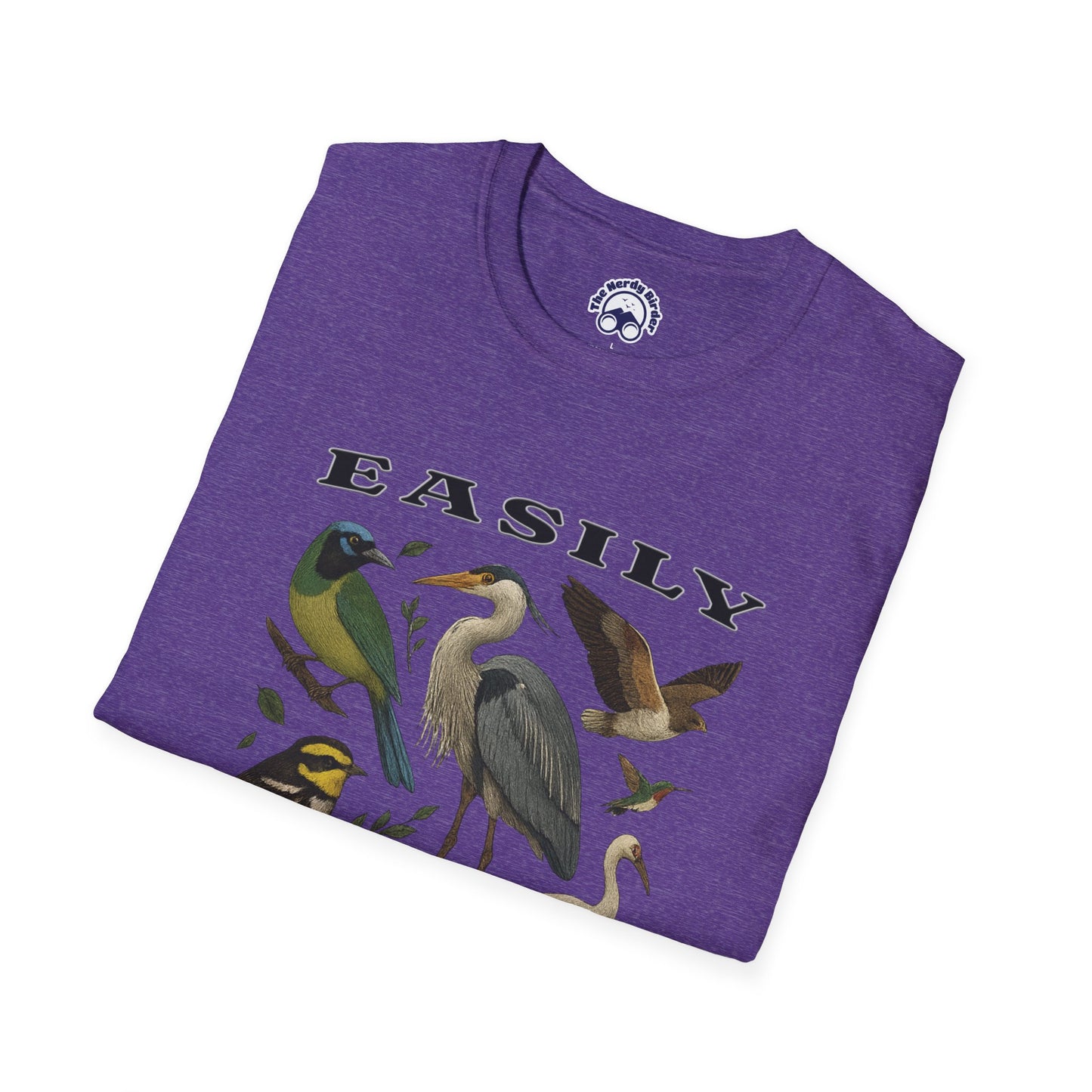 Easily Distracted by Birds Graphic T-Shirt