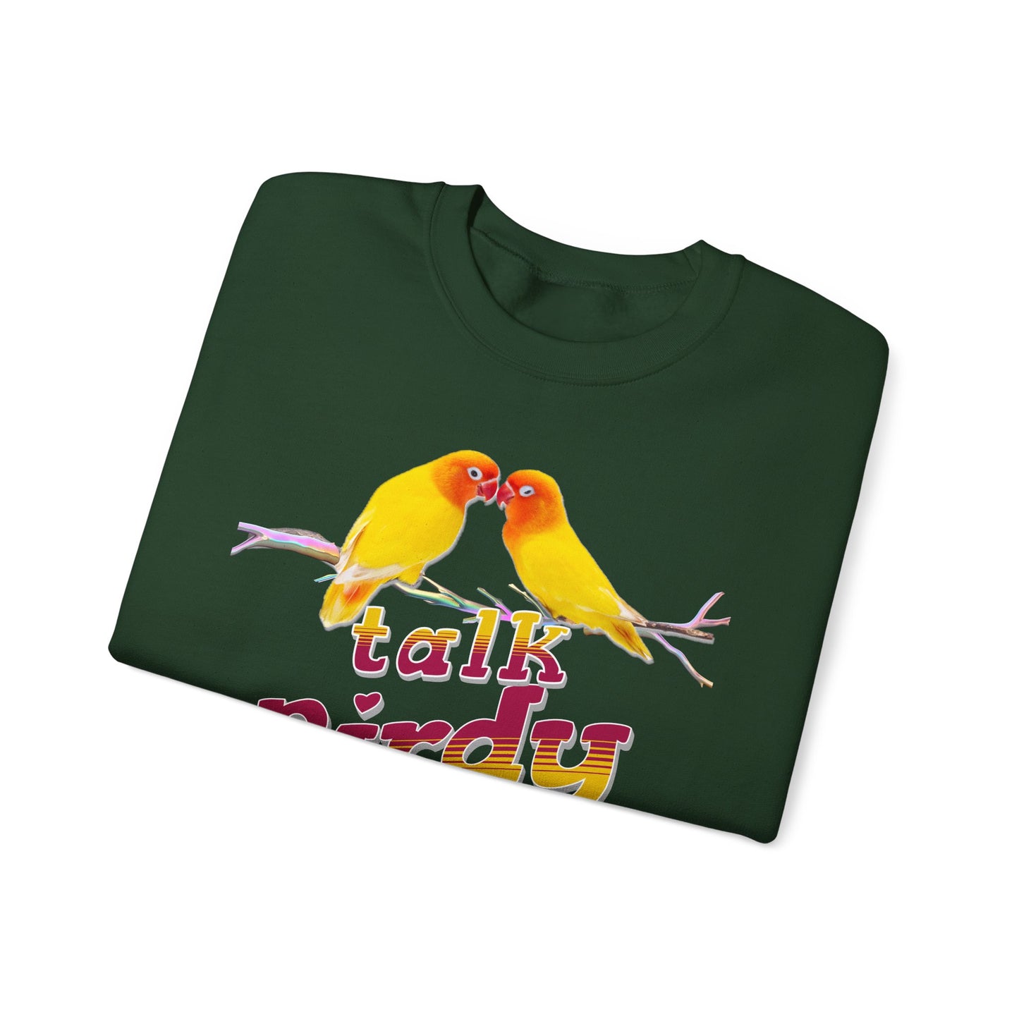 Talk Birdy to Me Unisex Heavy Blend Crewneck Sweatshirt