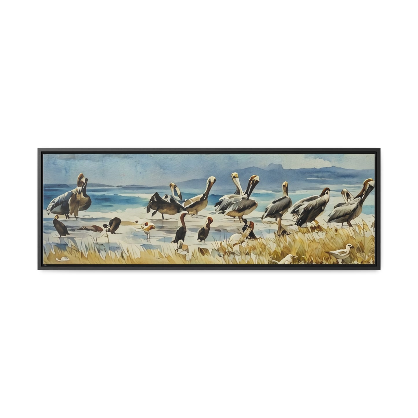 Coastal Bird Gallery Canvas Wrap - Serene Nature Wall Art
