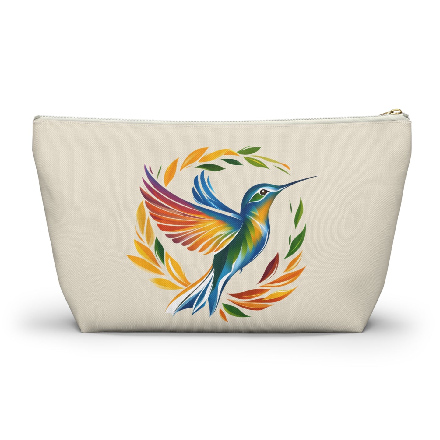 Hummingbird Rainbow Accessory Pouch Natural