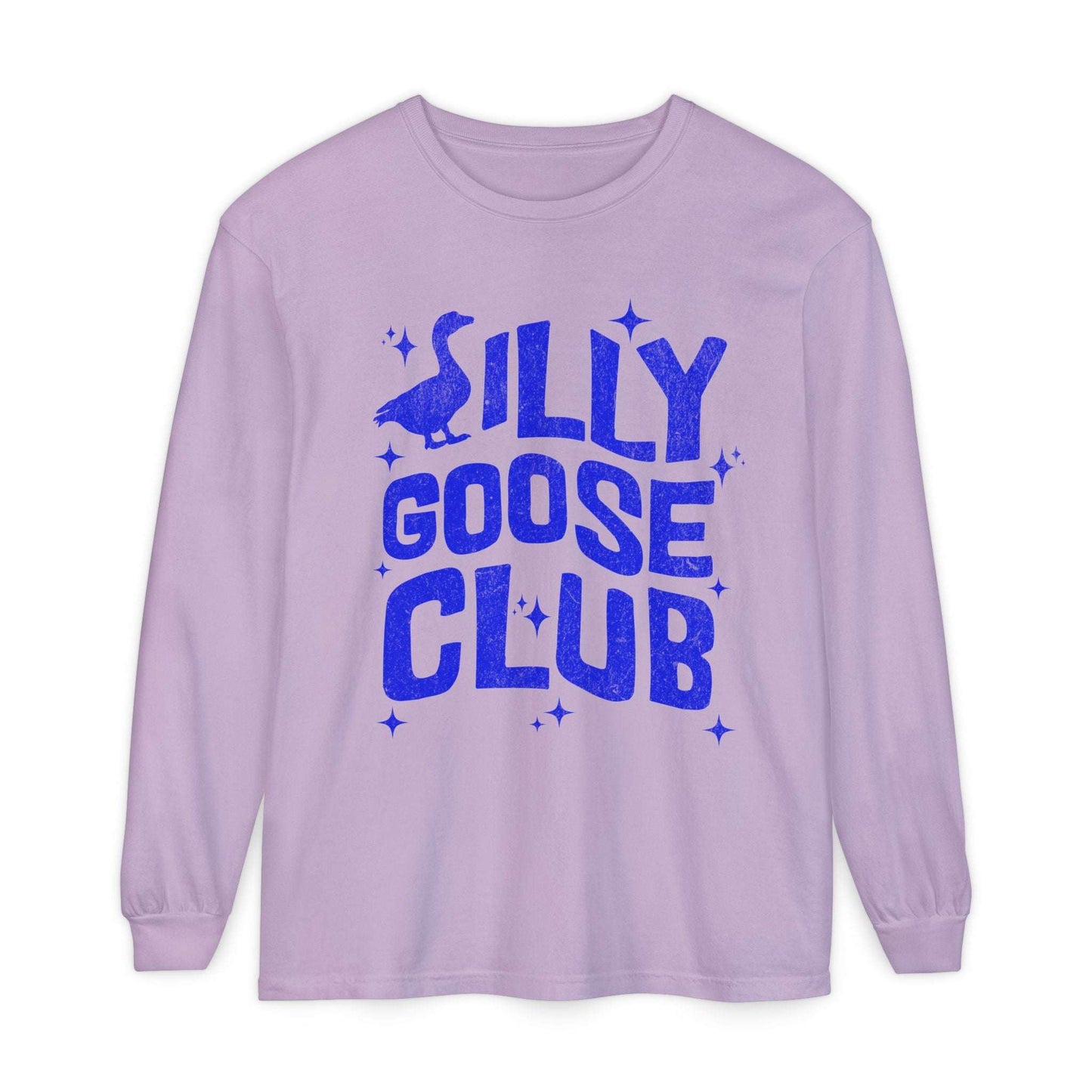 Silly Goose Club Unisex Garment-dyed Long Sleeve T-Shirt