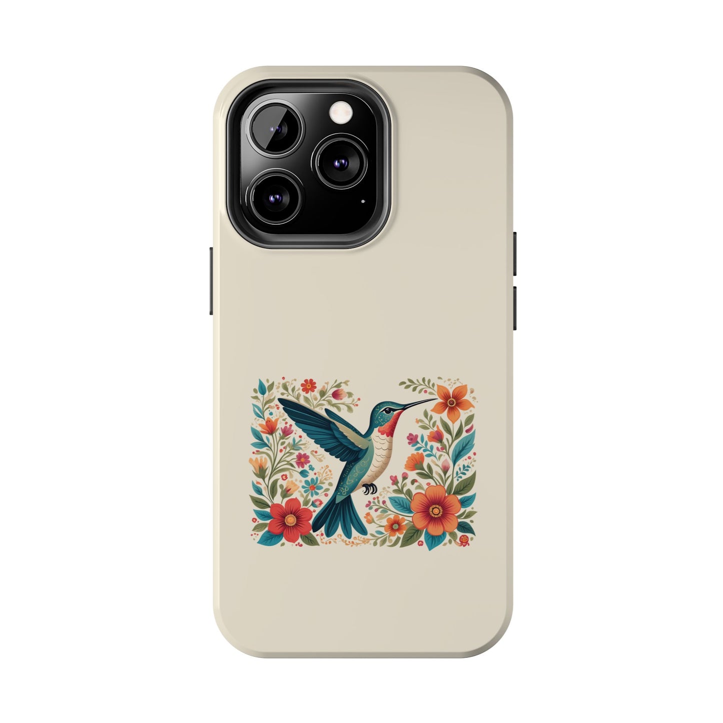 Hummingbird in Bloom Tough Phone Cases