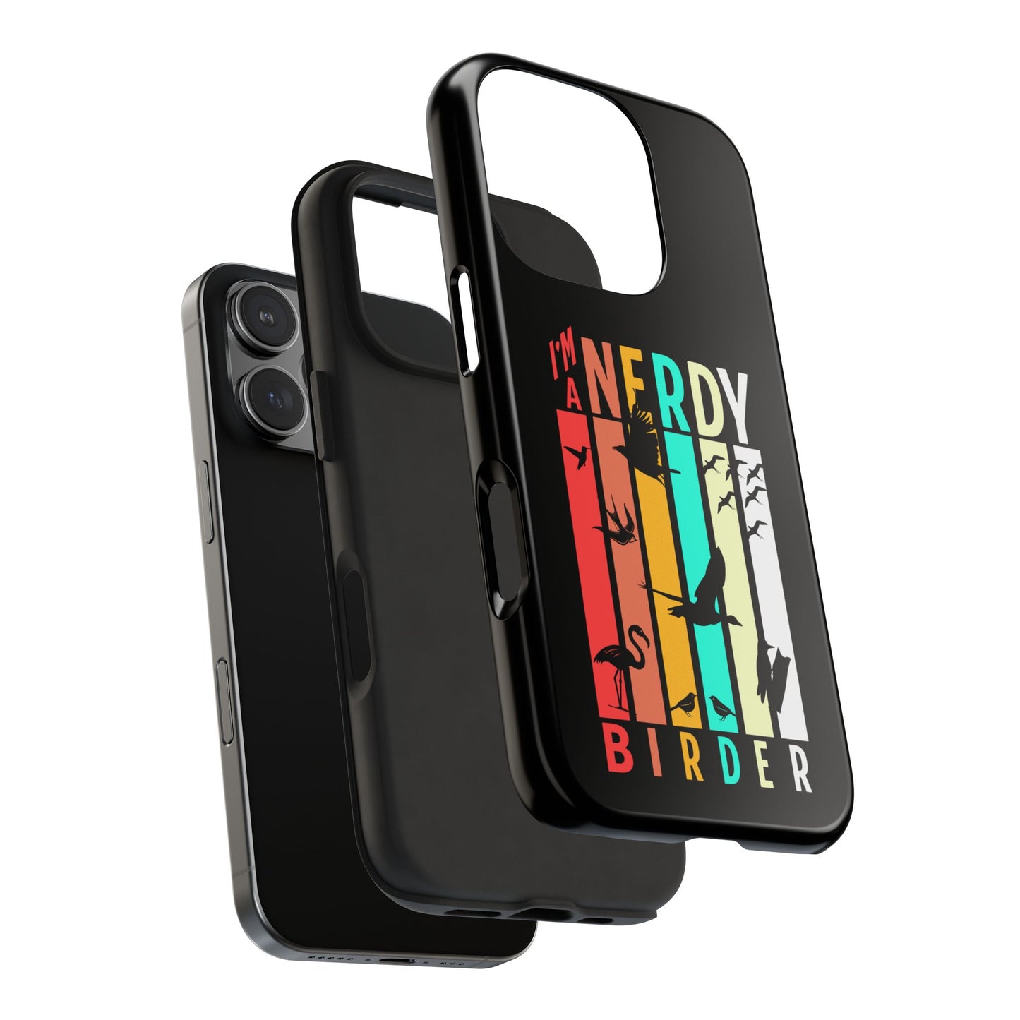 The Nerdy Birder - I'm A Nerdy Birder Phone Case, Nature Lover Gift, Eco-friendly Tough Phone Cover
