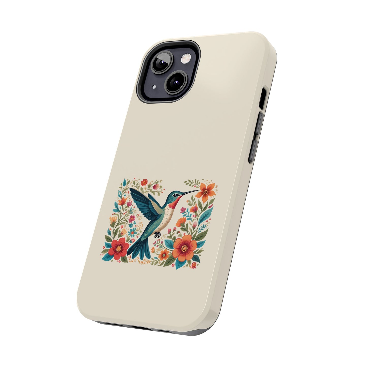 Hummingbird in Bloom Tough Phone Cases
