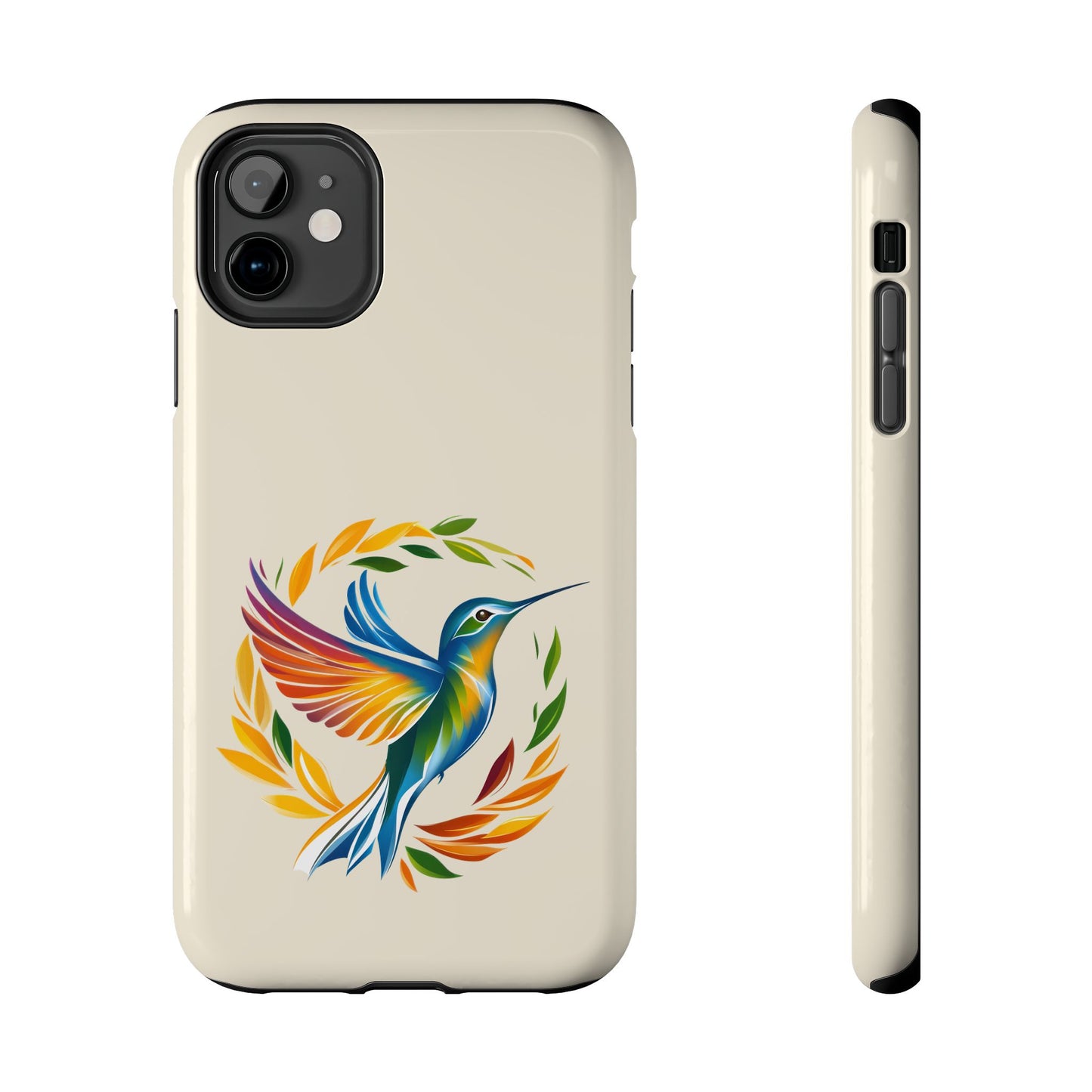 Hummingbird Rainbow Tough Phone Cases