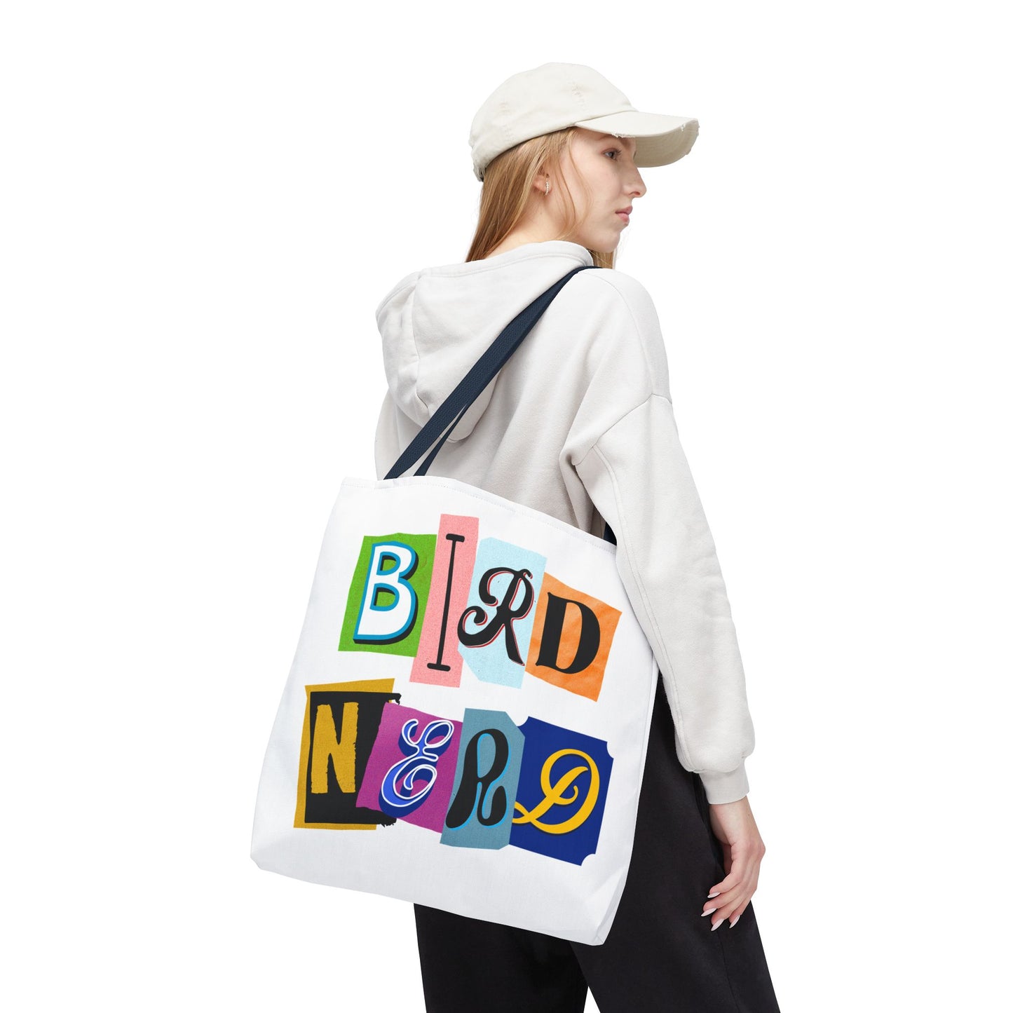 Colorful "Bird Nerd" Tote Bag - Perfect for Nature Lovers & Birdwatchers