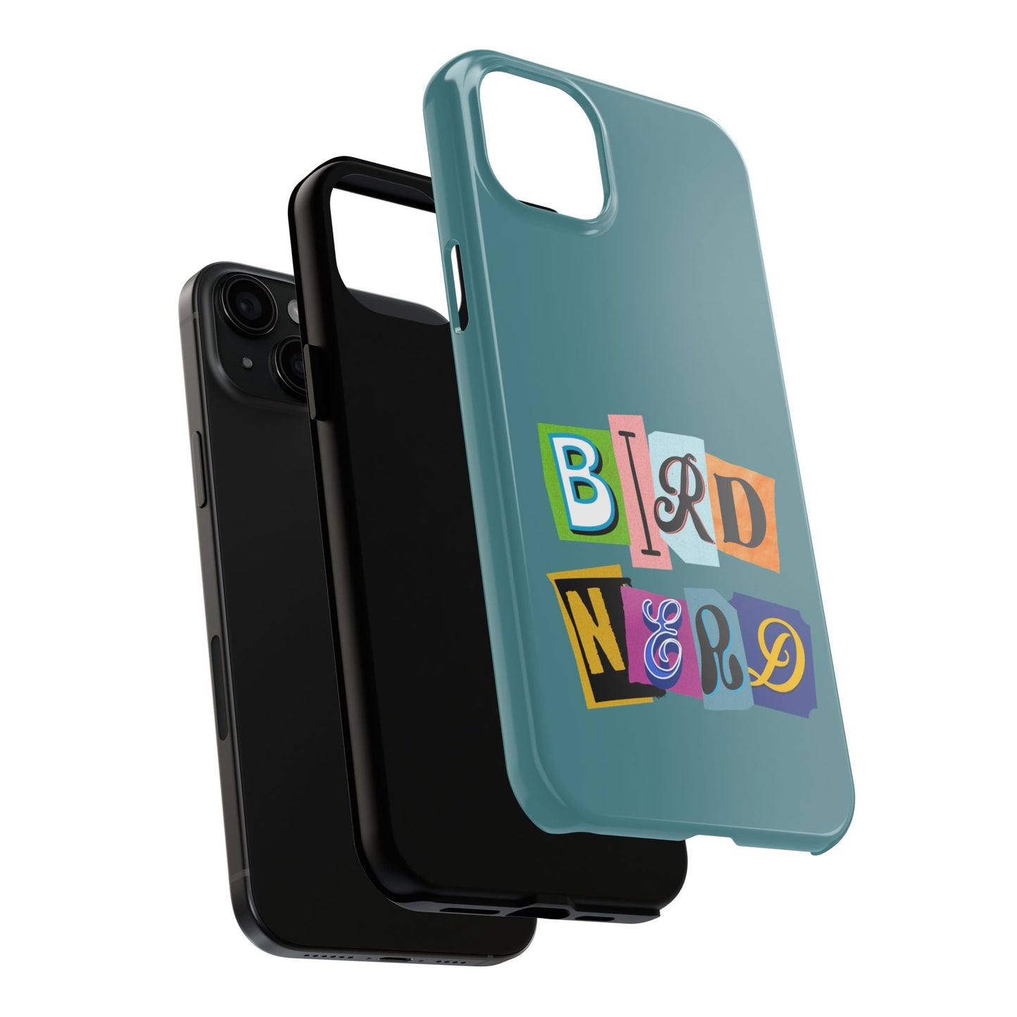 The Nerdy Birder - Bird Nerd Tough Phone Cover for Bird Lovers, Unique Gift for Wildlife Enthusiasts
