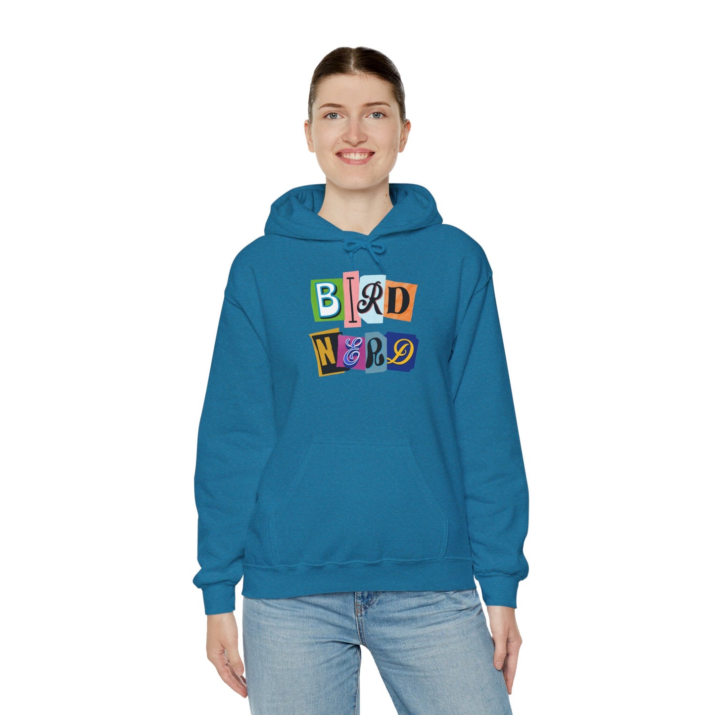 Bird Nerd Unisex Hooded Sweatshirt - Cozy Gift for Birdwatchers, Nature Lovers, Casual Style, Eco-Friendly, Every Day Wear