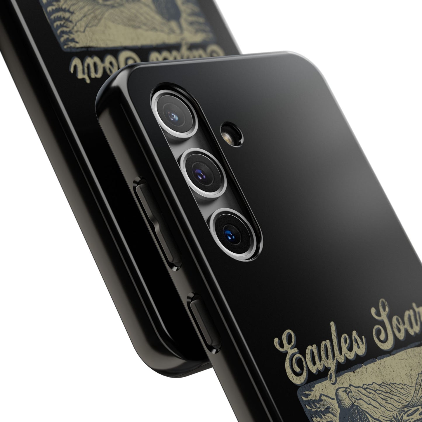 The Nerdy Birder - Eagles Soar Tough Phone Case, Nature Lover Gift, Hiking Accessory, Wildlife Enthusiast, Adventure Protection Case