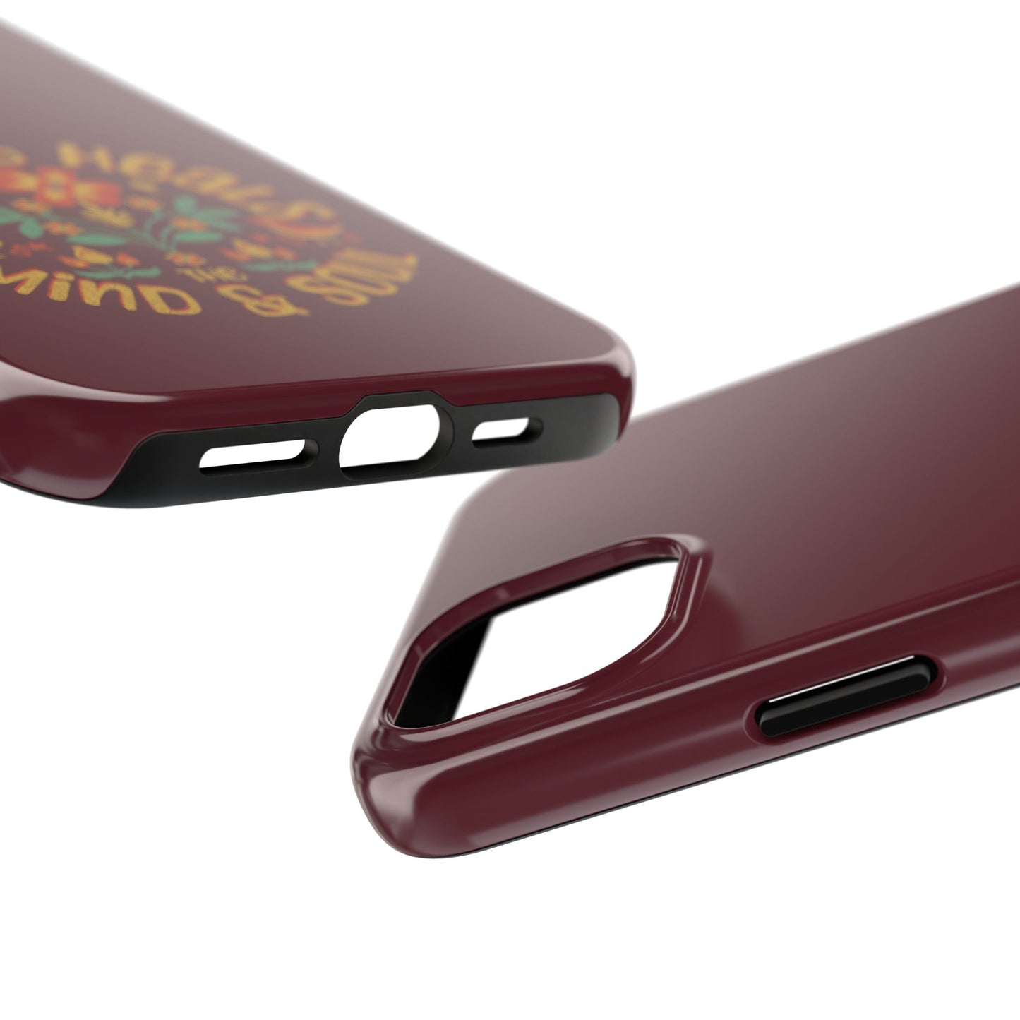 The Nerdy Birder - Birding Heals the Mind & Soul Design, Tough Secure Phone Covers for Bird Lovers, Artistic Gifts for Nature Enthusiasts