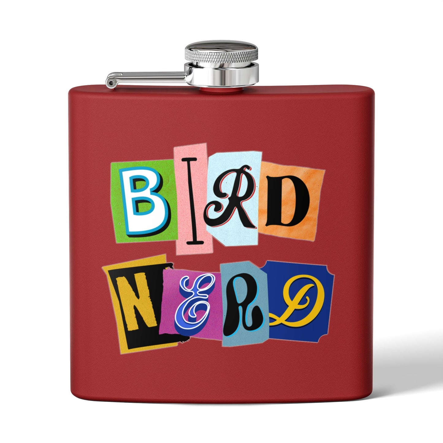 Bird Nerd Funny Bird Lover's Stainless Steel Flask - 6oz
