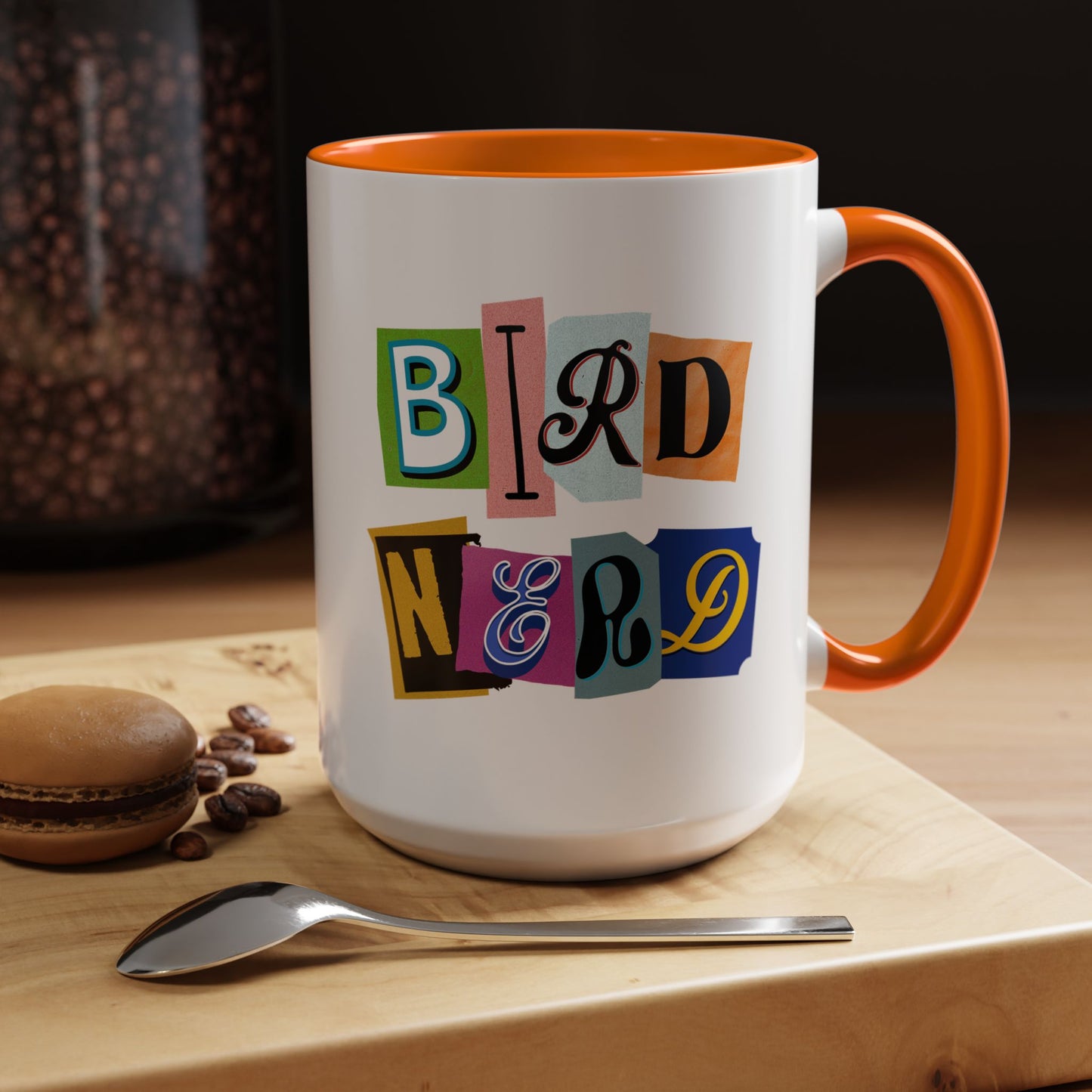 Bird Nerd Accent Coffee Mug - Fun & Quirky Gift for Bird Lovers