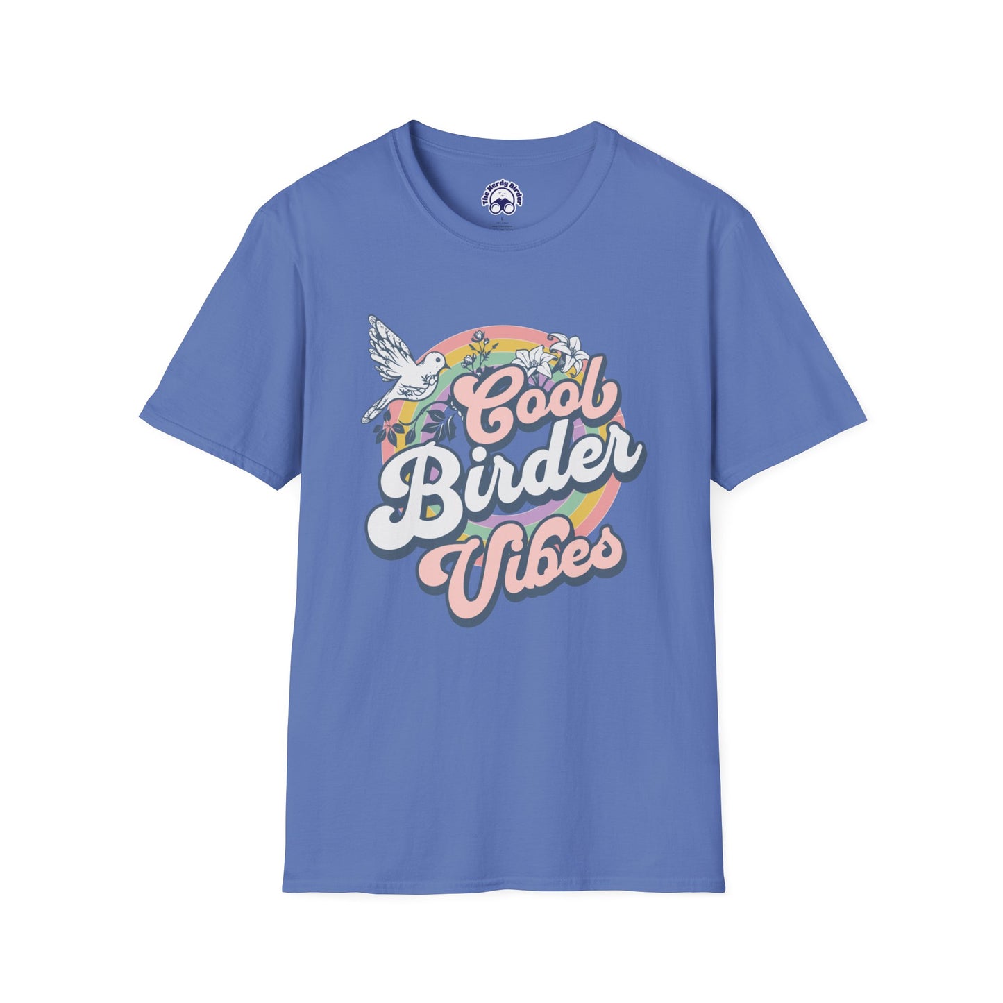Cool Birder Vibes Unisex Softstyle T-Shirt | Perfect for Bird Lovers and Nature Enthusiasts