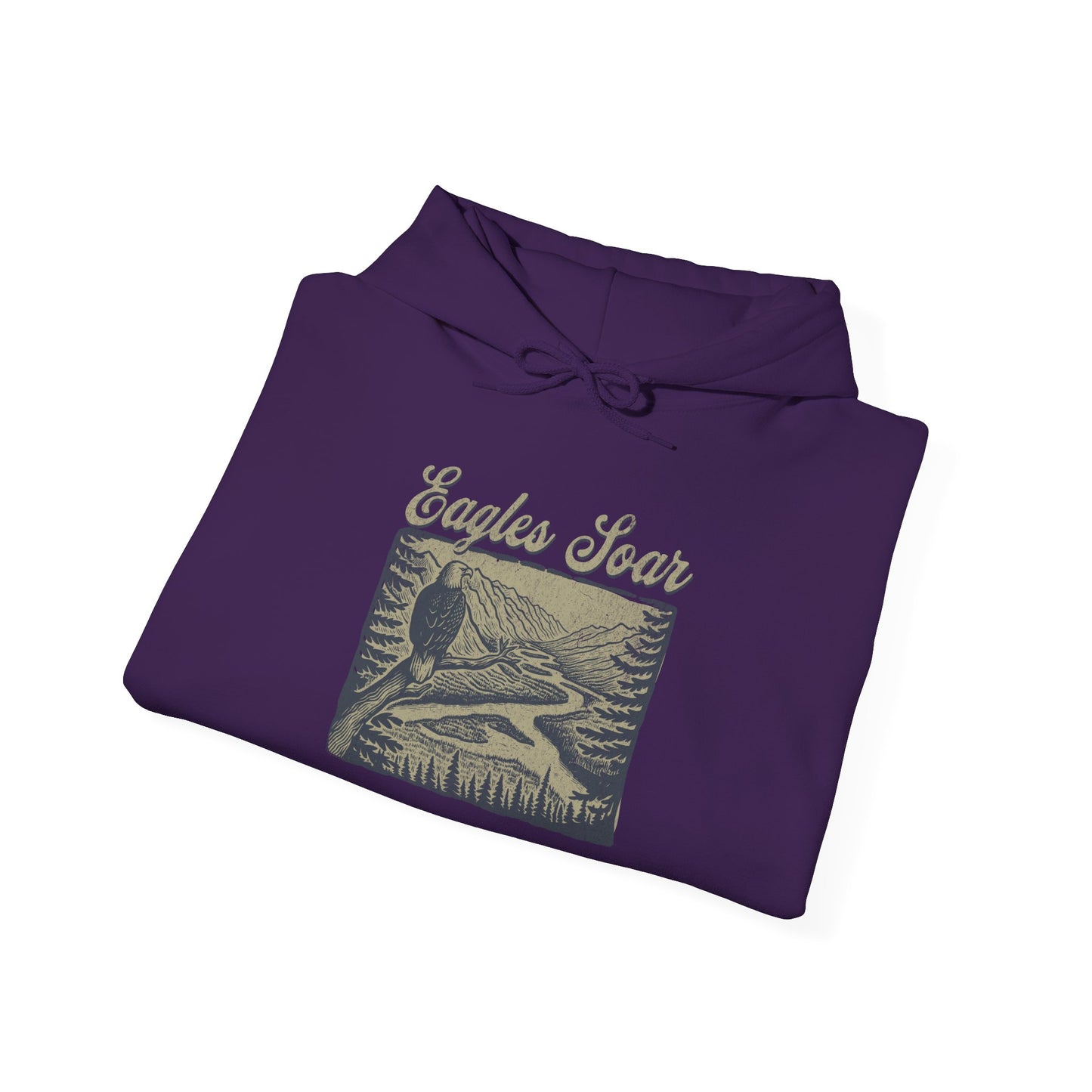 Eagle Soars Unisex Hoodie - Cozy Sweatshirt for Nature Lovers