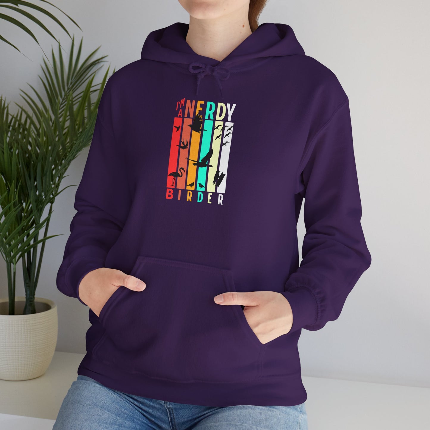 The Nerdy Birder - "I'm A Nerdy Birder" Unisex Hoodie - Cozy Sweatshirt for Nature Lovers