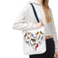 Bird Lovers Tote Bag - Colorful Heart Design for Nature Enthusiasts