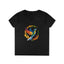 Rainbow Hummingbird Ladies' V-Neck T-Shirt
