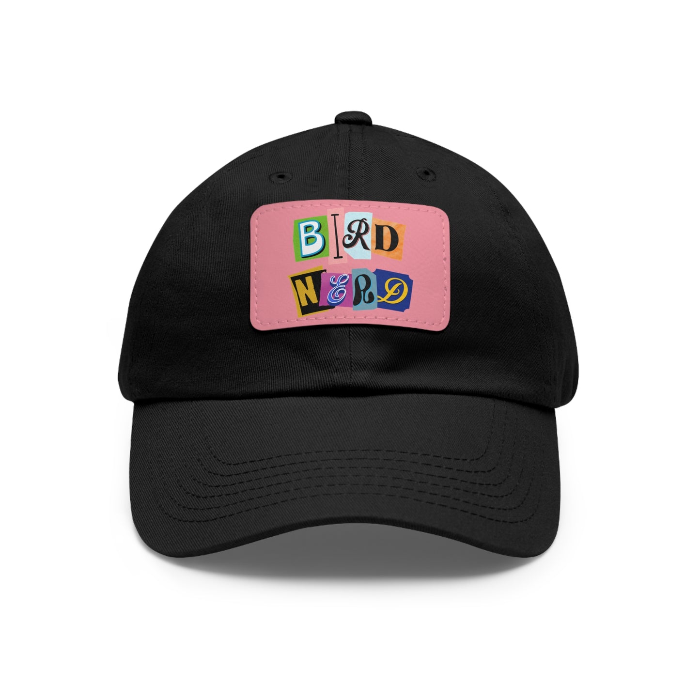 The Nerdy Birder - Bird Nerd Dad Hat with Leather Patch, Casual Cap for Bird Lovers, Unique Gift for Birdwatching, Outdoor Adventure Hat, Unisex