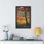 Autumn Serenity Framed Vertical Poster - Nature Wall Art for Home Decor
