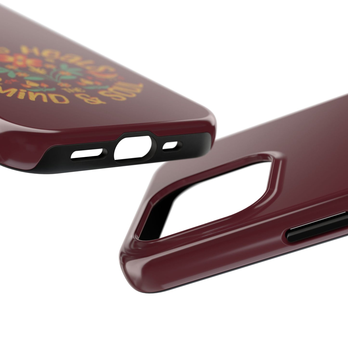 The Nerdy Birder - Birding Heals the Mind & Soul Design, Tough Secure Phone Covers for Bird Lovers, Artistic Gifts for Nature Enthusiasts