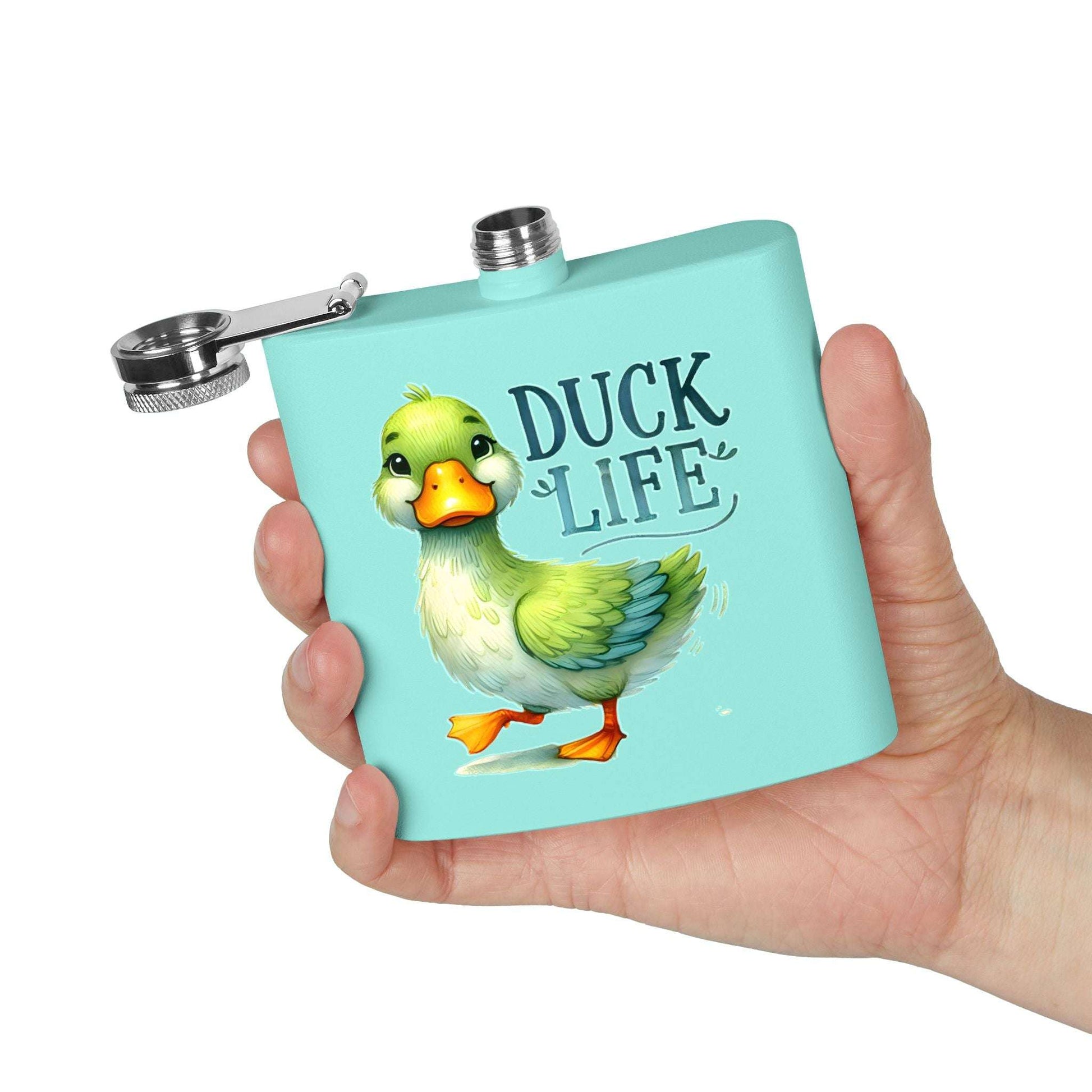 Duck Life Rising Stainless Steel Flask - 6oz